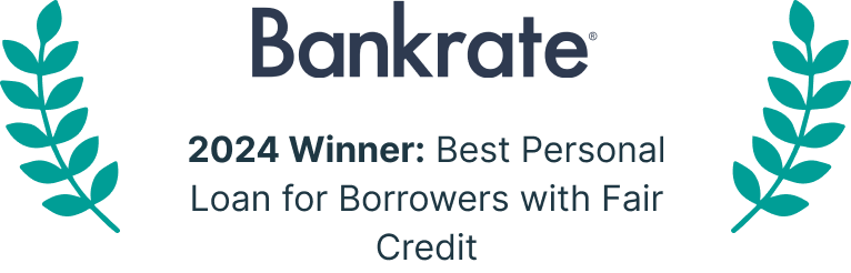 Bankrate--2024 Winner: Best Personal Loan for Borrowers with Fair Credit