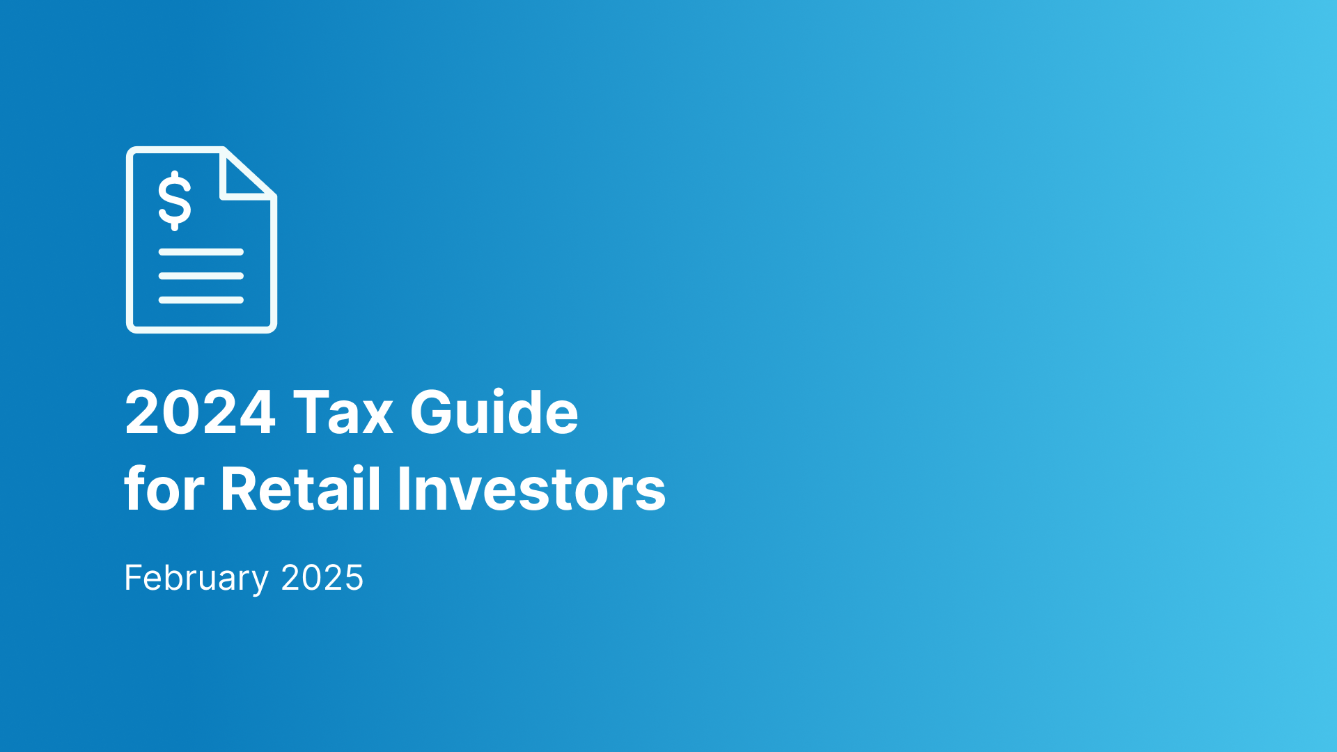 2024 Investor Tax Guide